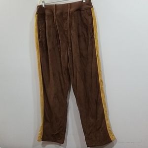 Delf men's brown and mustard 2xl sweat pants